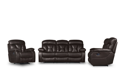 Floyd Brown Power Double Reclining Sofa - SH3216-3PW - Bien Home Furniture &amp; Electronics
