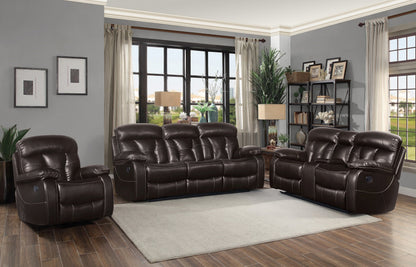 Floyd Brown Power Double Reclining Sofa - SH3216-3PW - Bien Home Furniture &amp; Electronics