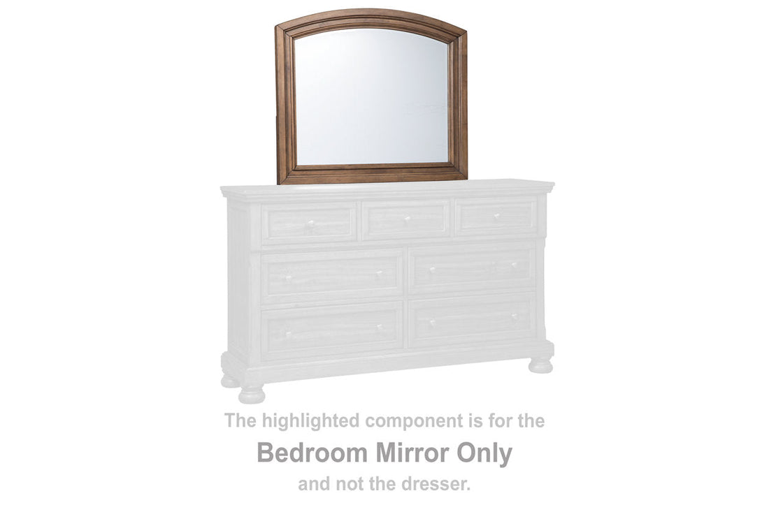 Flynnter Medium Brown Bedroom Mirror (Mirror Only) - B719-36 - Bien Home Furniture &amp; Electronics