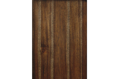 Flynnter Medium Brown King Panel Bed - SET | B719-56 | B719-58 | B719-97 - Bien Home Furniture &amp; Electronics