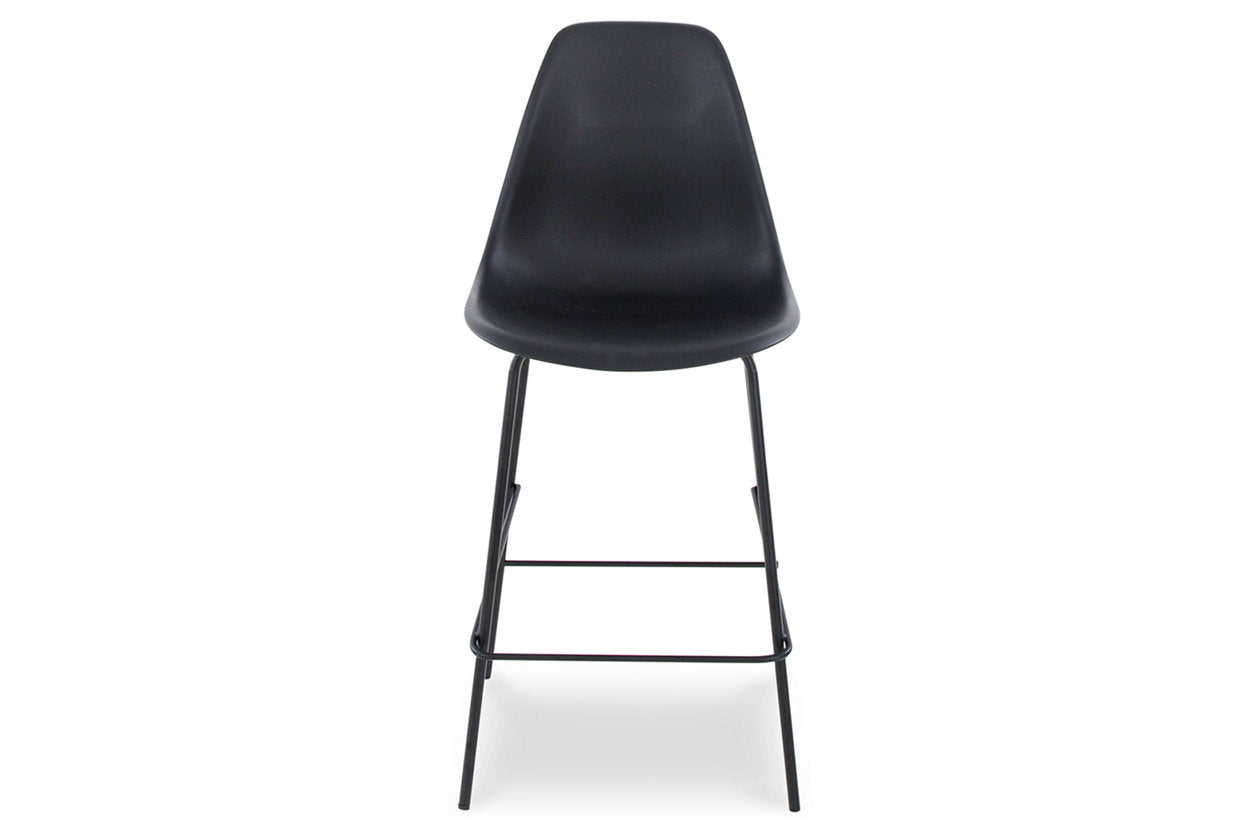 Forestead Black Counter Height Barstool, Set of 2 - D130-124 - Bien Home Furniture &amp; Electronics