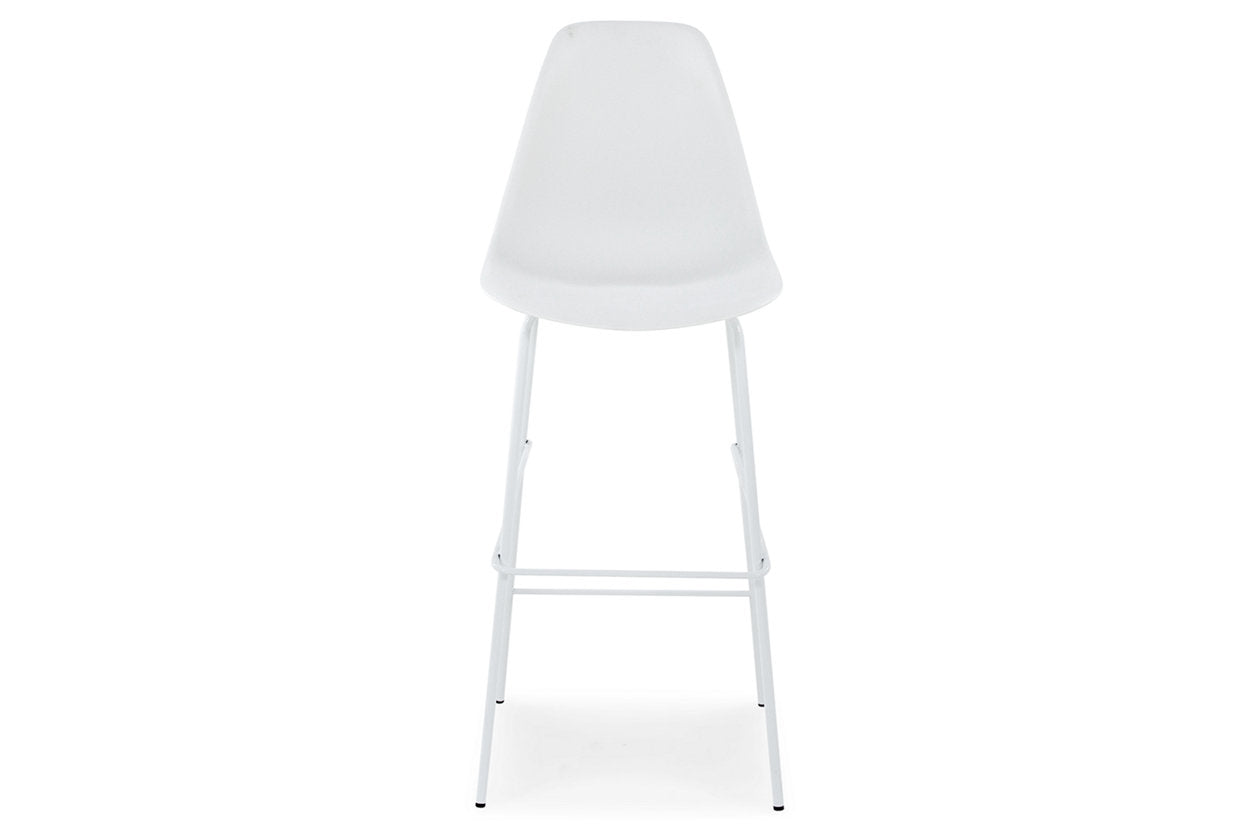 Forestead White Bar Height Barstool, Set of 2 - D130-230 - Bien Home Furniture &amp; Electronics