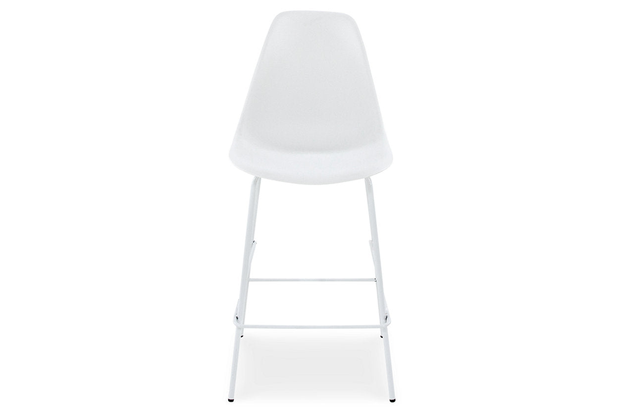 Forestead White Counter Height Barstool, Set of 2 - D130-224 - Bien Home Furniture &amp; Electronics