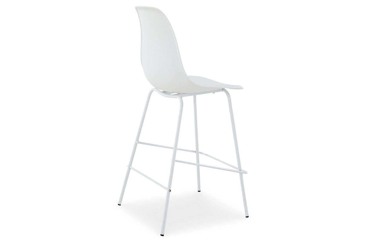 Forestead White Counter Height Barstool, Set of 2 - D130-224 - Bien Home Furniture &amp; Electronics