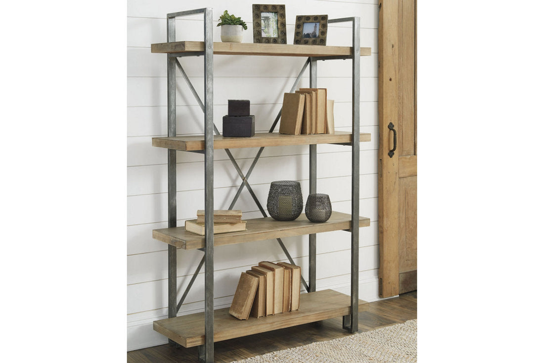 Forestmin Brown/Black Bookcase - A4000045 - Bien Home Furniture &amp; Electronics