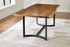 Fortmaine Brown/Black Dining Table - D872-25 - Bien Home Furniture & Electronics