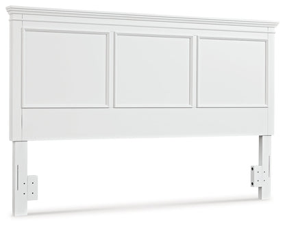 Fortman White King/California King Panel Headboard - B680-58 - Bien Home Furniture &amp; Electronics