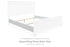 Fortman White Queen/King Panel Rails - B680-97 - Bien Home Furniture & Electronics