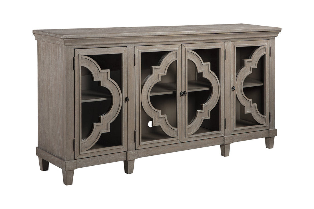 Fossil Ridge Gray Accent Cabinet - A4000037 - Bien Home Furniture &amp; Electronics