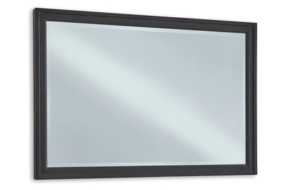 Foyland Black Bedroom Mirror (Mirror Only) - B989-36 - Bien Home Furniture &amp; Electronics