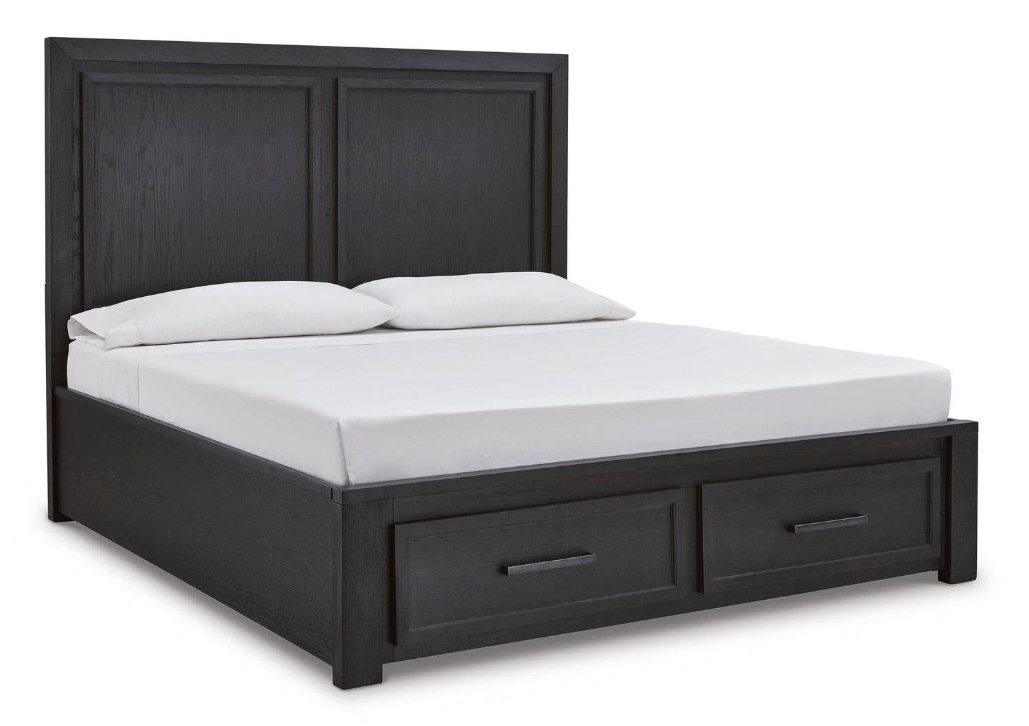 Foyland Black/Brown Footboard Storage Platform Bedroom Set - SET | B989-56S | B989-58 | B989-97 | B989-31 | B989-36 | B989-92 | B989-48 - Bien Home Furniture &amp; Electronics