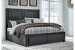 Foyland Black/Brown King Panel Storage Bed - SET | B989-56S | B989-58 | B989-97 - Bien Home Furniture & Electronics