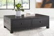 Foyland Black Coffee Table - T989-20 - Bien Home Furniture & Electronics
