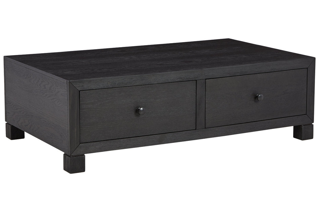 Foyland Black Coffee Table - T989-20 - Bien Home Furniture &amp; Electronics