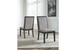 Foyland Light Gray/Black Dining Chair, Set of 2 - D989-01 - Bien Home Furniture & Electronics