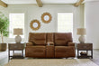 Francesca Auburn Power Reclining Loveseat with Console - U2570518 - Bien Home Furniture & Electronics
