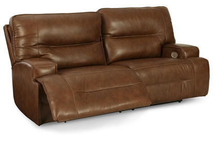 Francesca Auburn Power Reclining Sofa - U2570547 - Bien Home Furniture &amp; Electronics