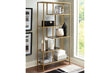 Frankwell Gold Finish Bookcase - A4000286 - Bien Home Furniture & Electronics