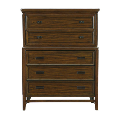 Frazier Park Brown Cherry Chest - 1649-9 - Bien Home Furniture &amp; Electronics