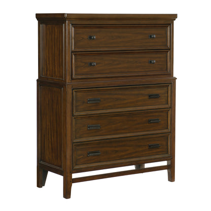 Frazier Park Brown Cherry Chest - 1649-9 - Bien Home Furniture &amp; Electronics