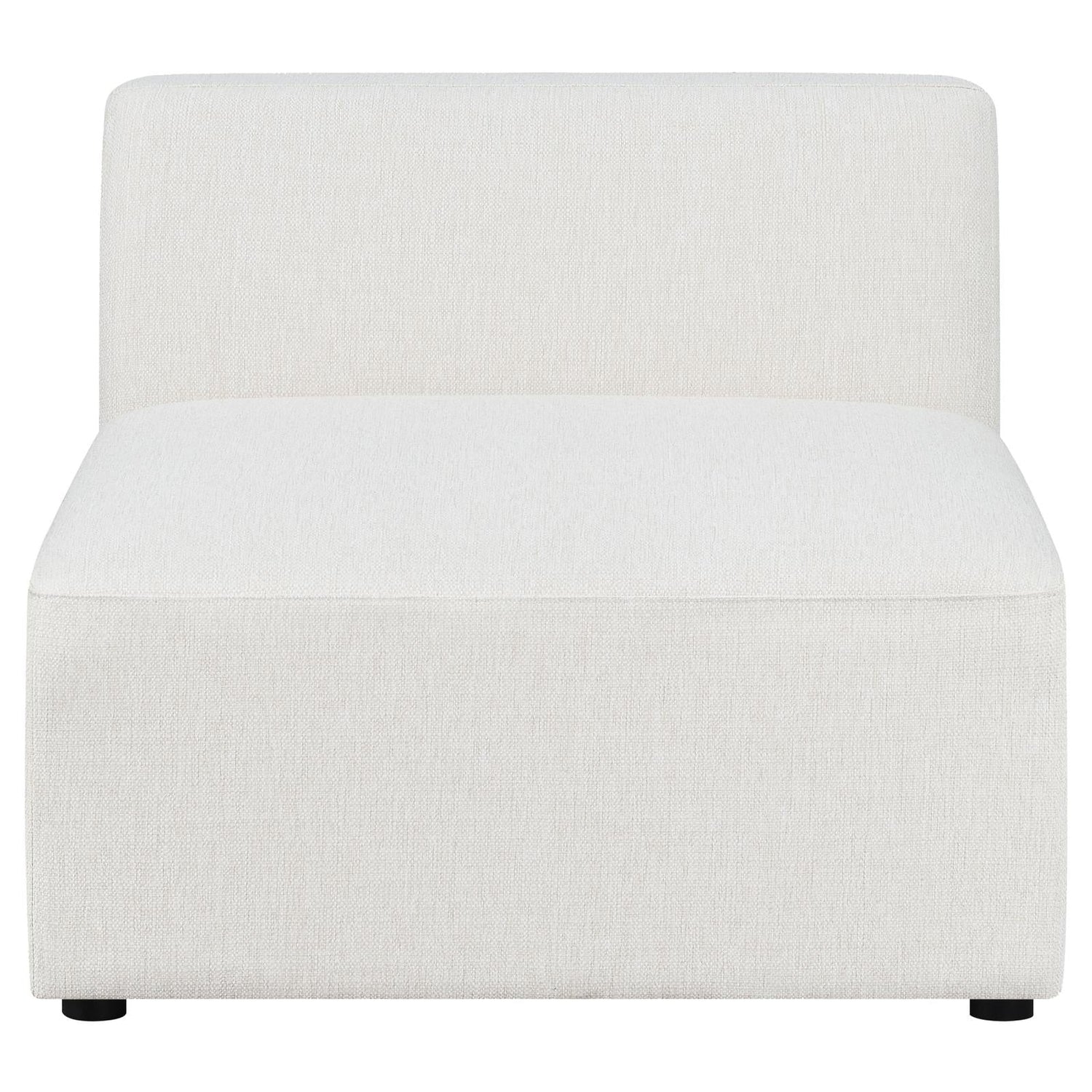 Freddie Pearl Upholstered Tight Back Armless Chair - 551641 - Bien Home Furniture &amp; Electronics