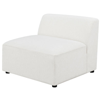 Freddie Pearl Upholstered Tight Back Armless Chair - 551641 - Bien Home Furniture &amp; Electronics