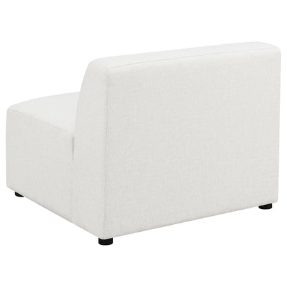 Freddie Pearl Upholstered Tight Back Armless Chair - 551641 - Bien Home Furniture &amp; Electronics