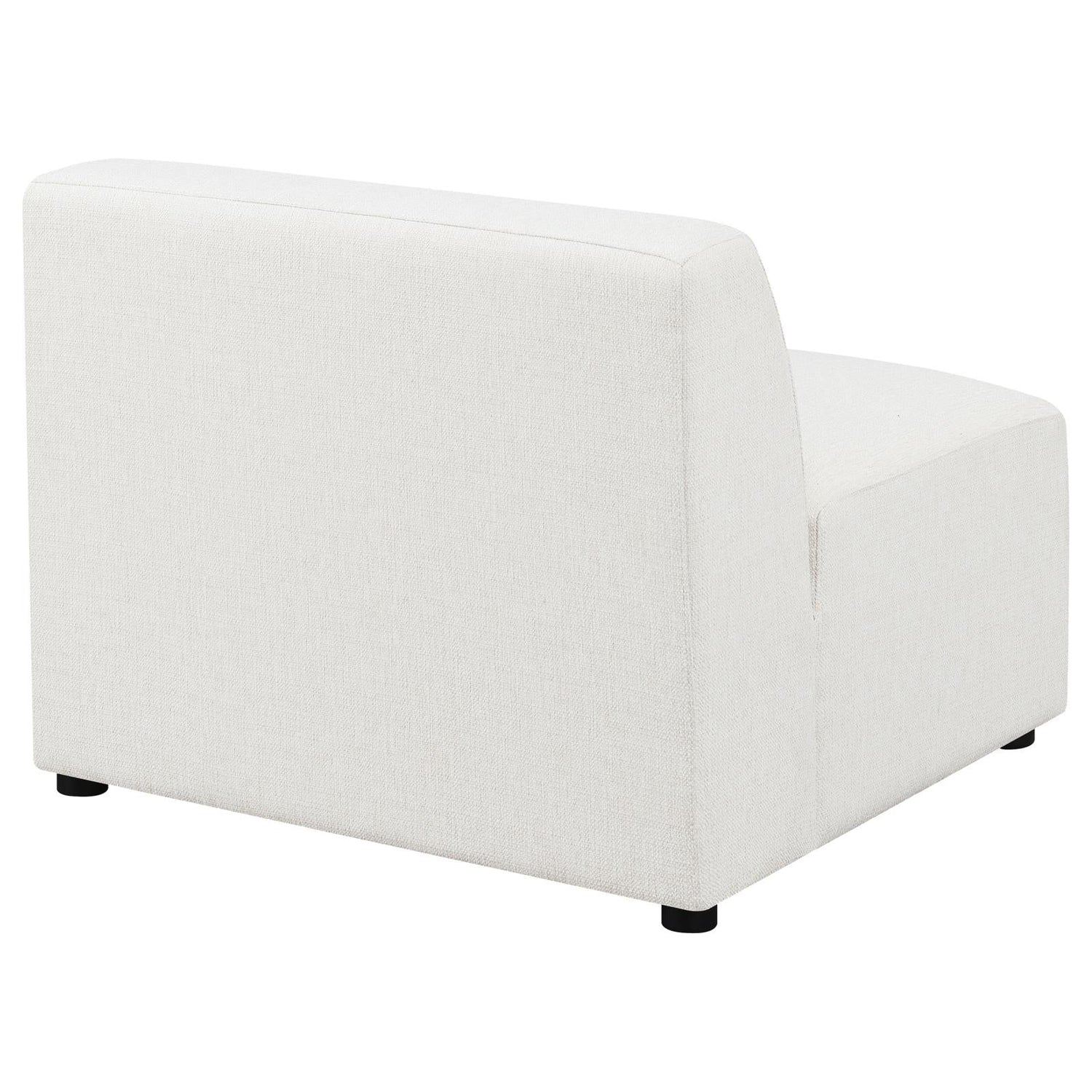 Freddie Pearl Upholstered Tight Back Armless Chair - 551641 - Bien Home Furniture &amp; Electronics