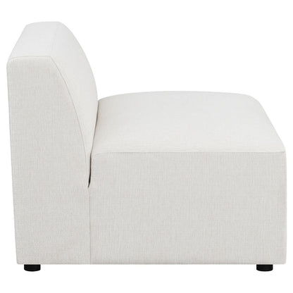 Freddie Pearl Upholstered Tight Back Armless Chair - 551641 - Bien Home Furniture &amp; Electronics