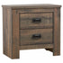 Frederick 2-Drawer Nightstand Weathered Oak - 222962 - Bien Home Furniture & Electronics