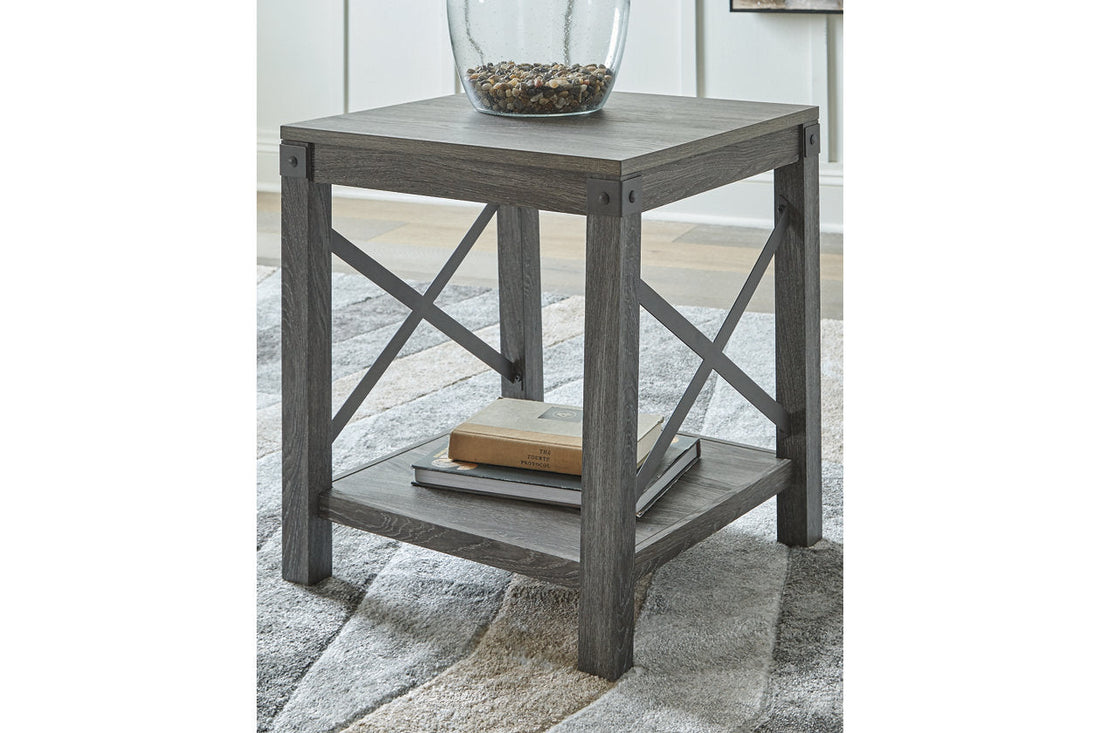 Freedan Grayish Brown End Table - T175-2 - Bien Home Furniture & Electronics