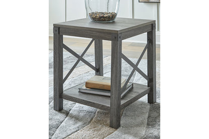 Freedan Grayish Brown End Table - T175-2 - Bien Home Furniture &amp; Electronics