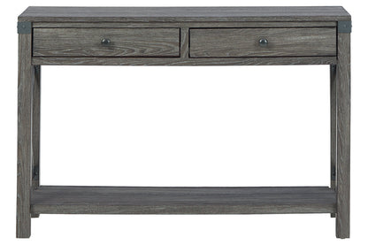 Freedan Grayish Brown Sofa/Console Table - T175-4 - Bien Home Furniture &amp; Electronics
