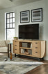 Freslowe Light Brown/Black Large TV Stand - W761-68 - Bien Home Furniture & Electronics