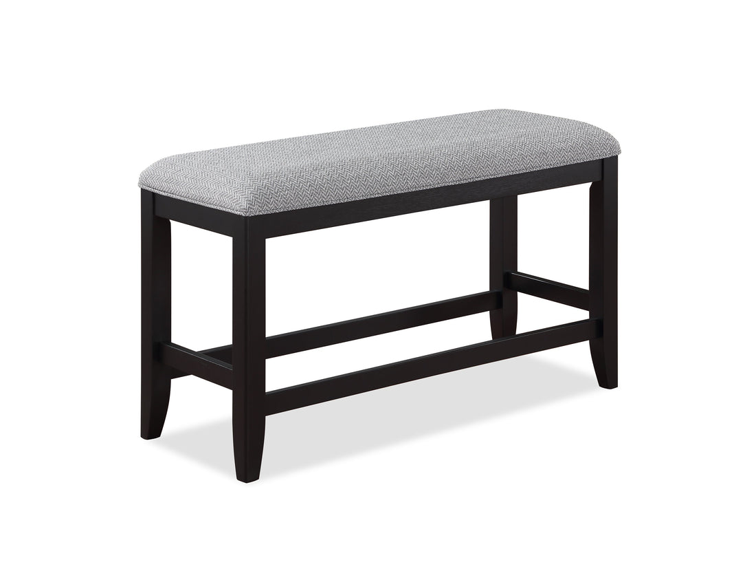 Frey Black/Gray Counter Height Bench - 2716-BENCH - Bien Home Furniture & Electronics