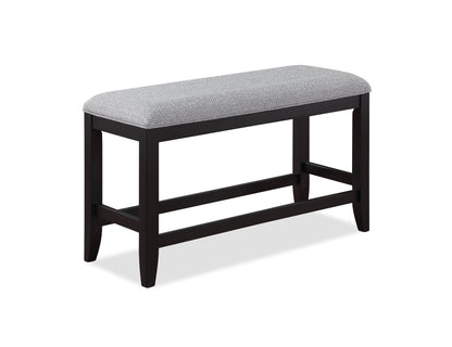Frey Black/Gray Counter Height Bench - 2716-BENCH - Bien Home Furniture &amp; Electronics