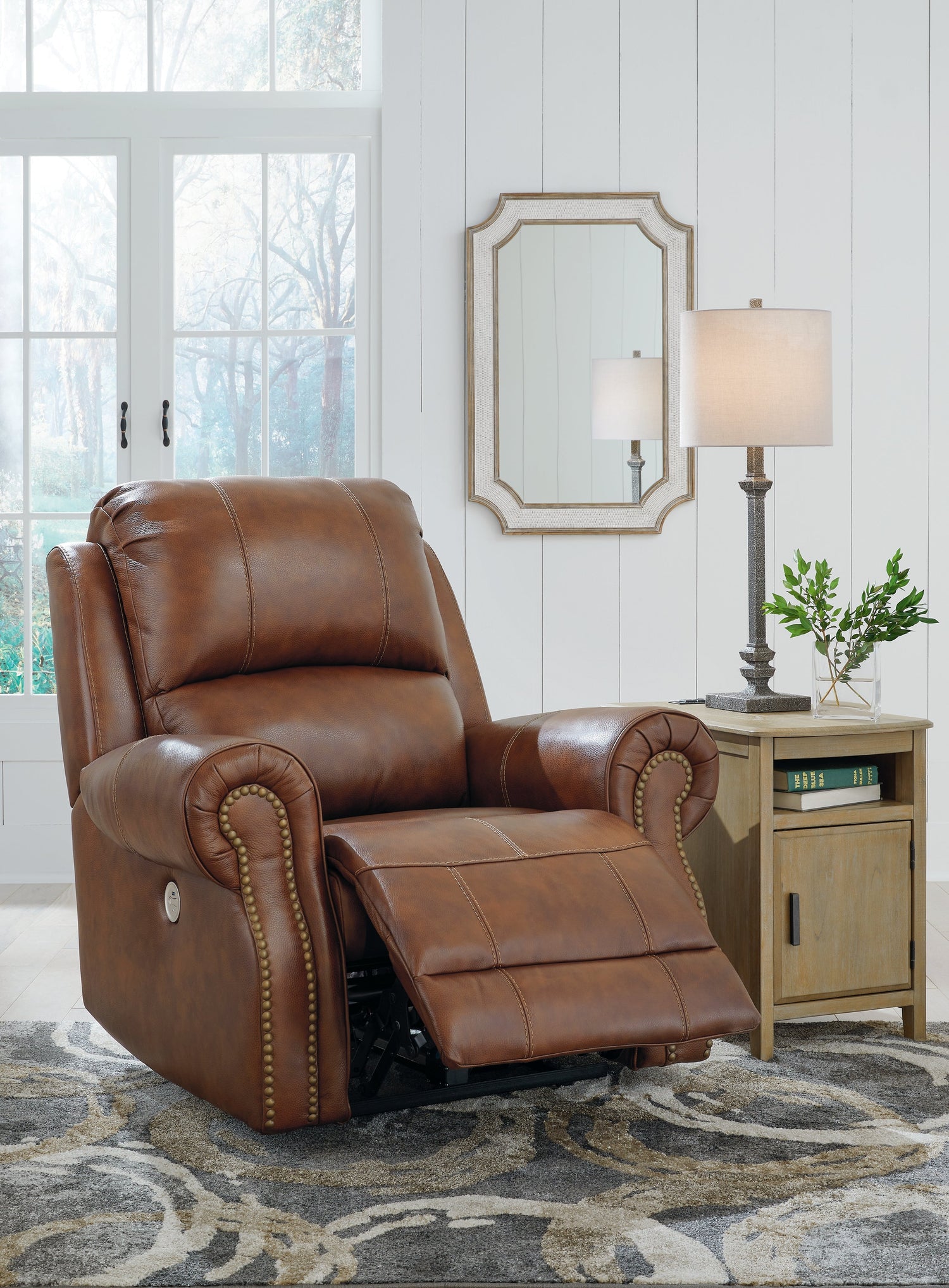 Freyeburg Auburn Power Recliner - U9021306 - Bien Home Furniture &amp; Electronics