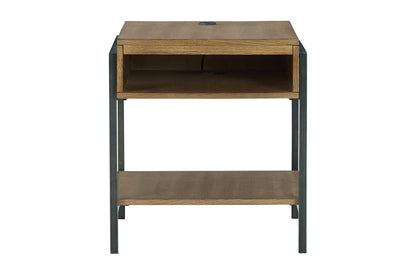 Fridley Brown/Black End Table - T964-3 - Bien Home Furniture &amp; Electronics