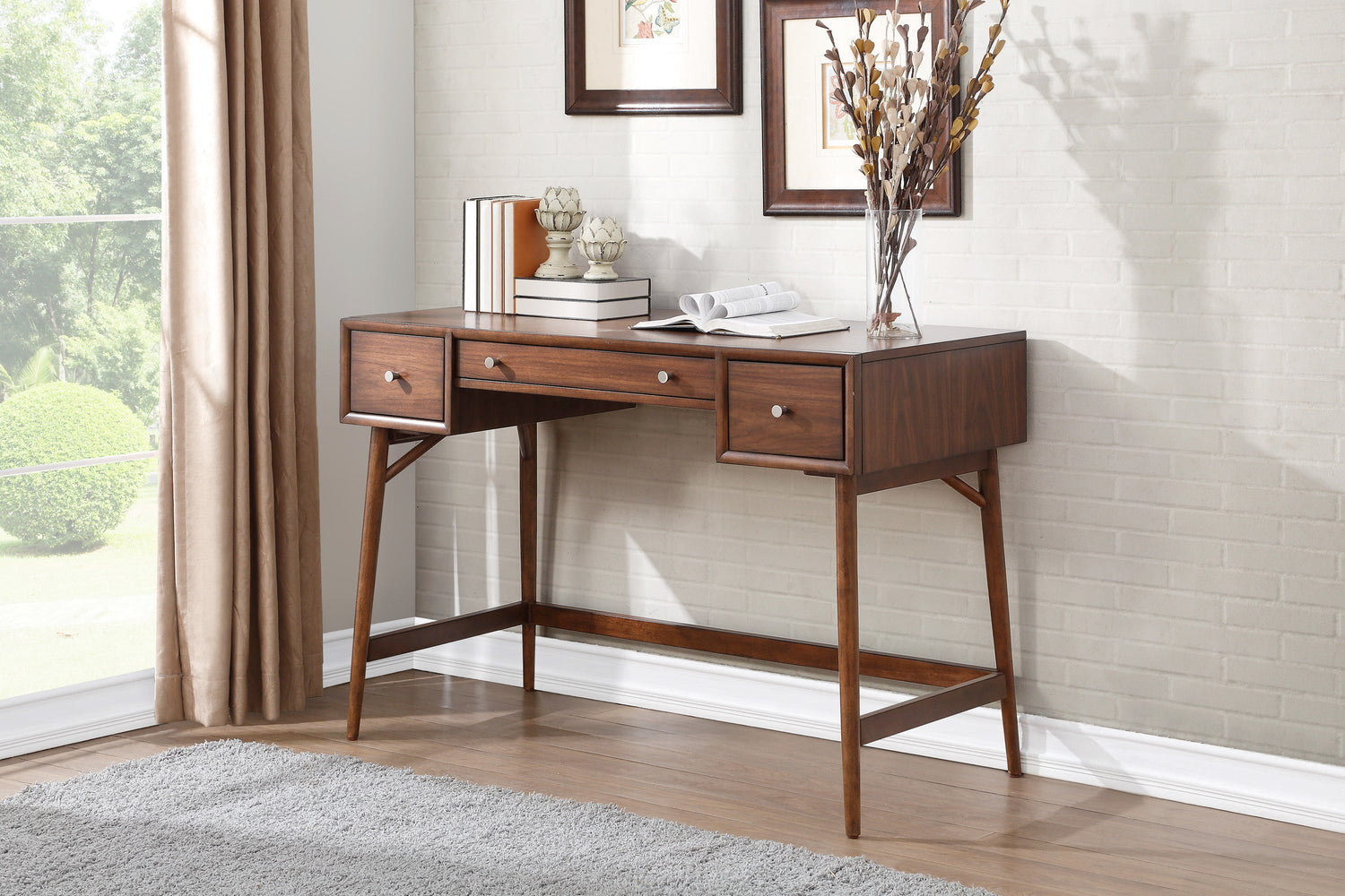 Frolic Brown Counter Height Writing Desk - 3590-22 - Bien Home Furniture &amp; Electronics