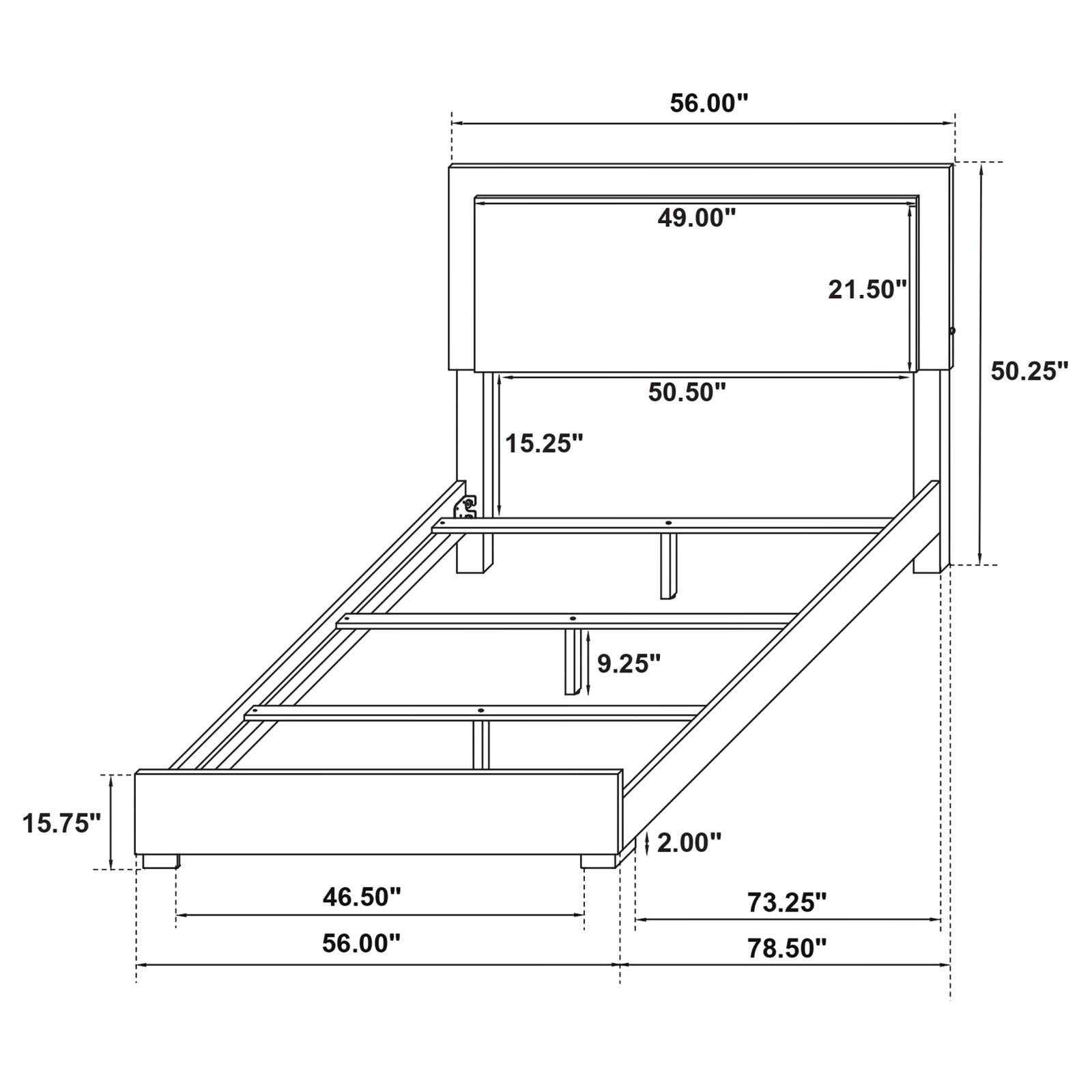 FULL BED 4 PC SET - 222831F-S4 - Bien Home Furniture &amp; Electronics
