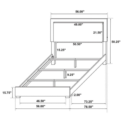 FULL BED 4 PC SET - 222831F-S4 - Bien Home Furniture &amp; Electronics