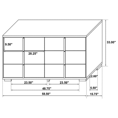 FULL BED 4 PC SET - 222931F-S4 - Bien Home Furniture &amp; Electronics