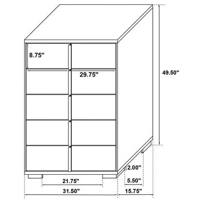 FULL BED 5 PC SET - 222931F-S5 - Bien Home Furniture &amp; Electronics