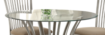 G48RD 48" Round Clear Bevel Glass tabletop, 10mm - G48RD - Bien Home Furniture &amp; Electronics