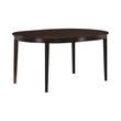 Gabriel Cappuccino Oval Dining Table - 100770 - Bien Home Furniture & Electronics