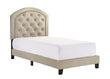 Gaby Gold Twin Upholstered Platform Bed - 5269PUGD-T - Bien Home Furniture & Electronics