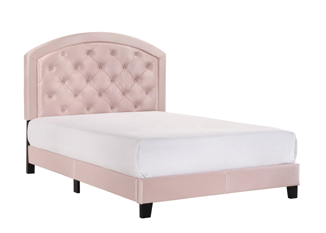 Gaby Pink Full Upholstered Platform Bed - 5269PUPK-F - Bien Home Furniture &amp; Electronics