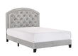 Gaby Silver Full Upholstered Platform Bed - 5269PUSL-F - Bien Home Furniture & Electronics