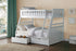 Galen White Twin/Full Bunk Bed with Storage Boxes - SET | B2053TFW-1 | B2053TFW-2 | B2053TFW-SL | B2053W-T - Bien Home Furniture & Electronics
