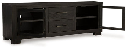 Galliden Black 80&quot; TV Stand - W841-168 - Bien Home Furniture &amp; Electronics